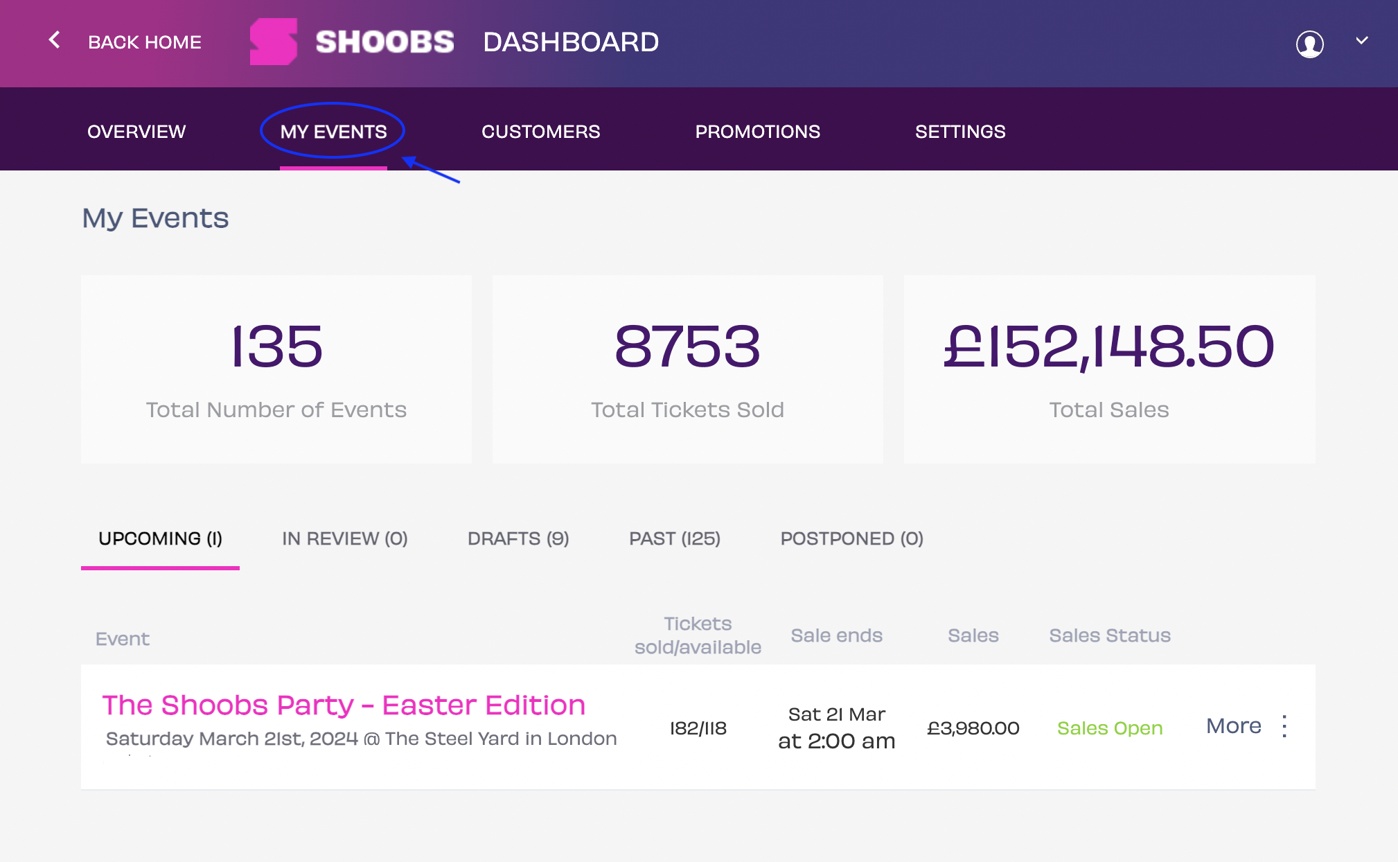 Shoobs Dashboard - My Events.png