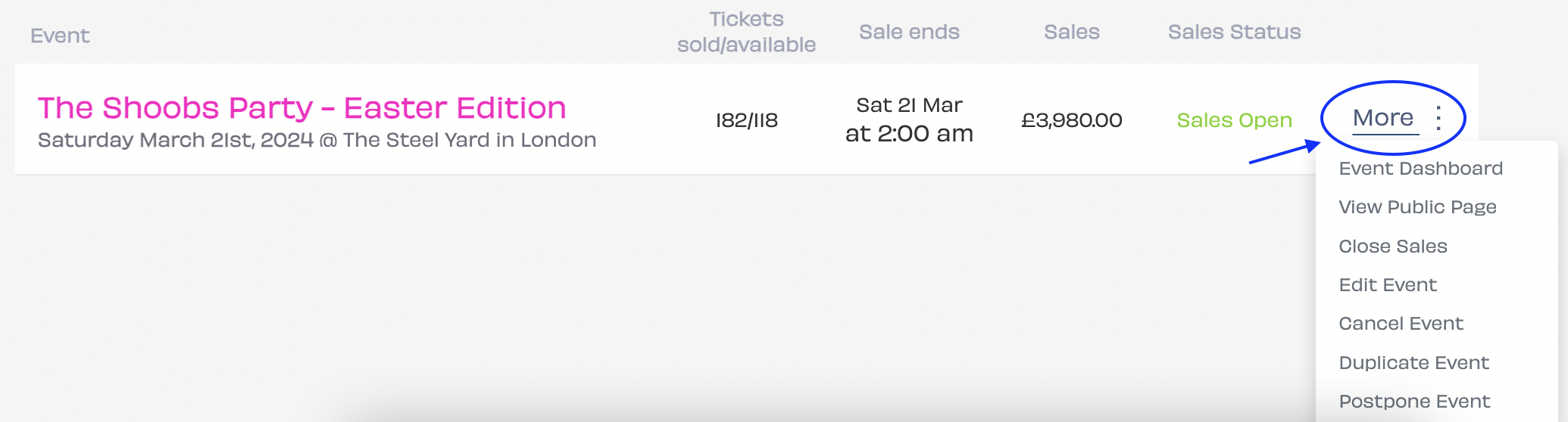 Shoobs Dashboard - My Events Options.png